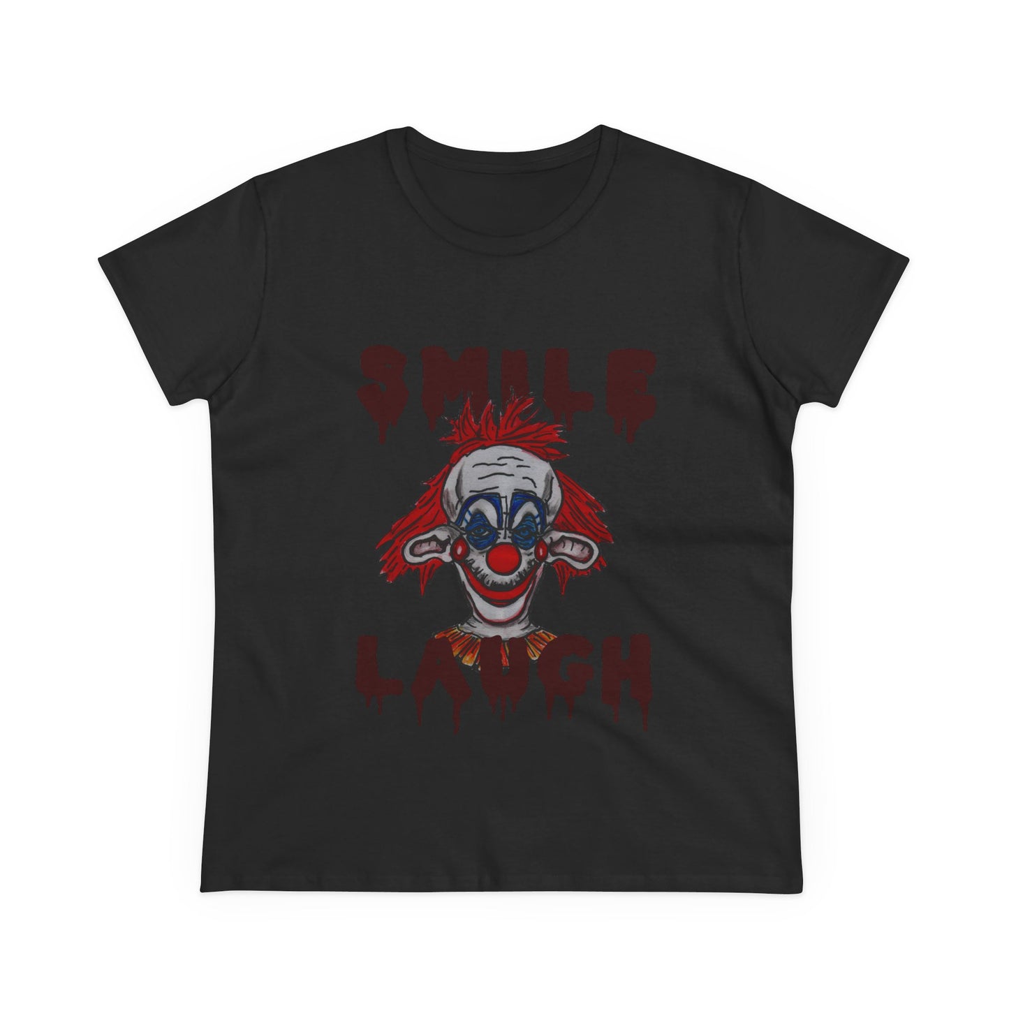 Smile, Laugh Women's Midweight Cotton Tee