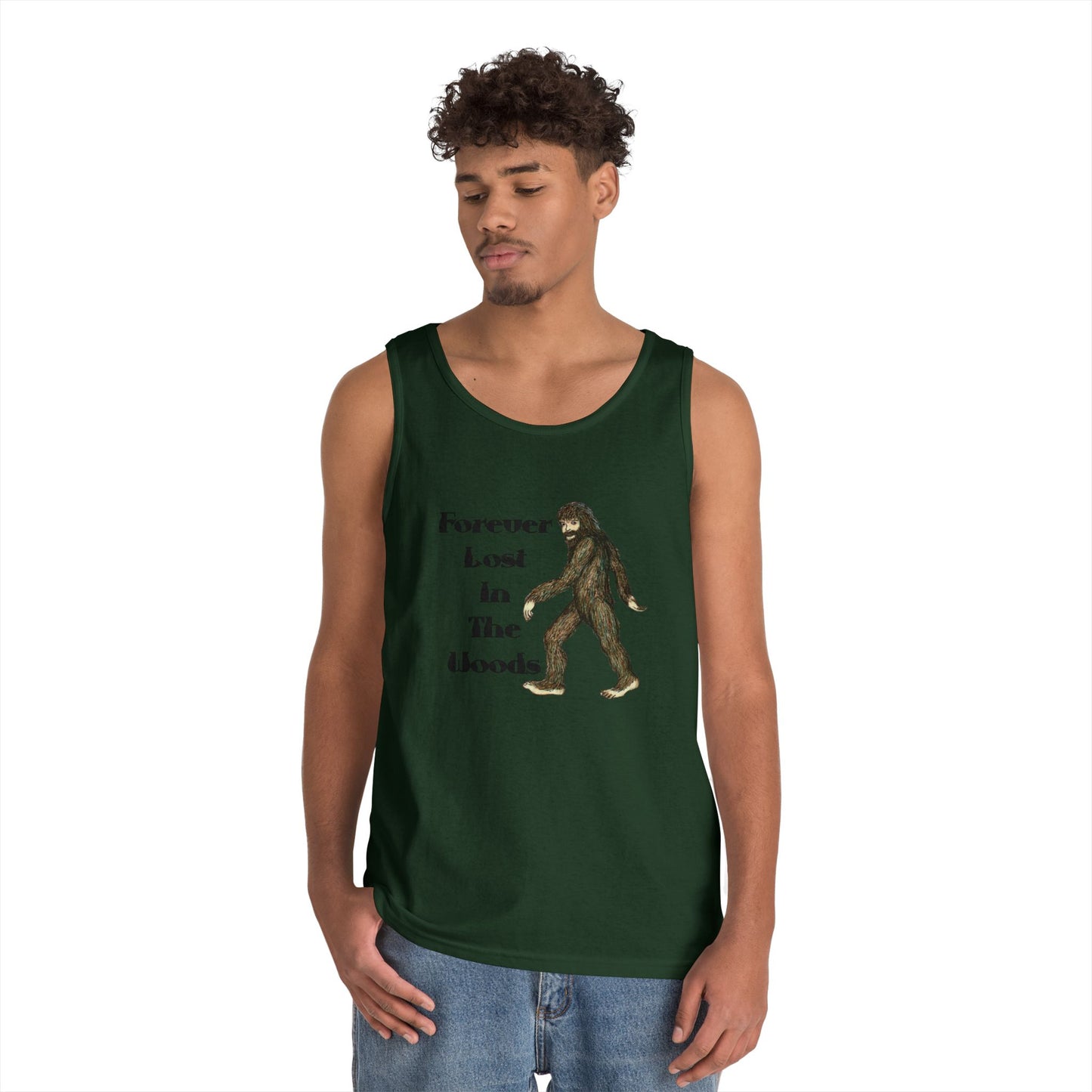 Lost in the Woods Unisex Heavy Cotton Tank Top