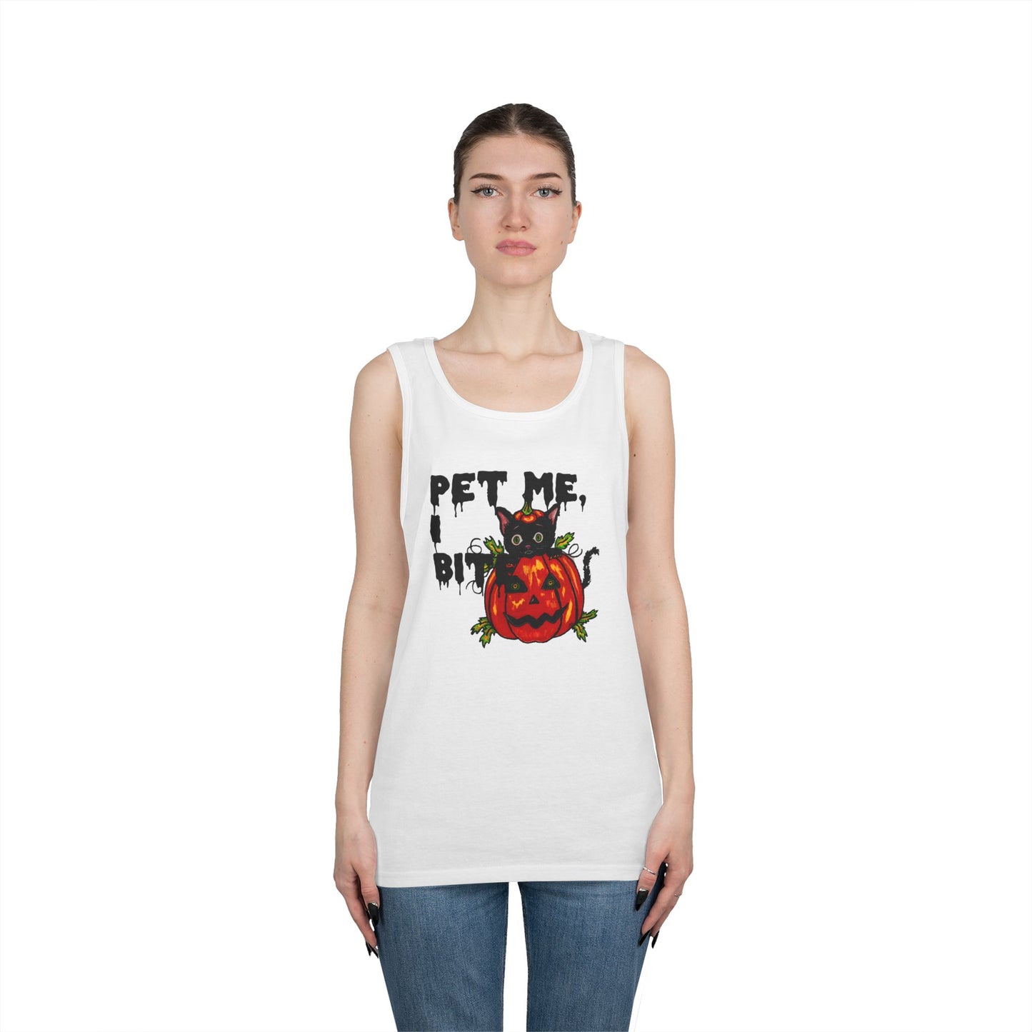Pet Me Unisex Heavy Cotton Tank Top