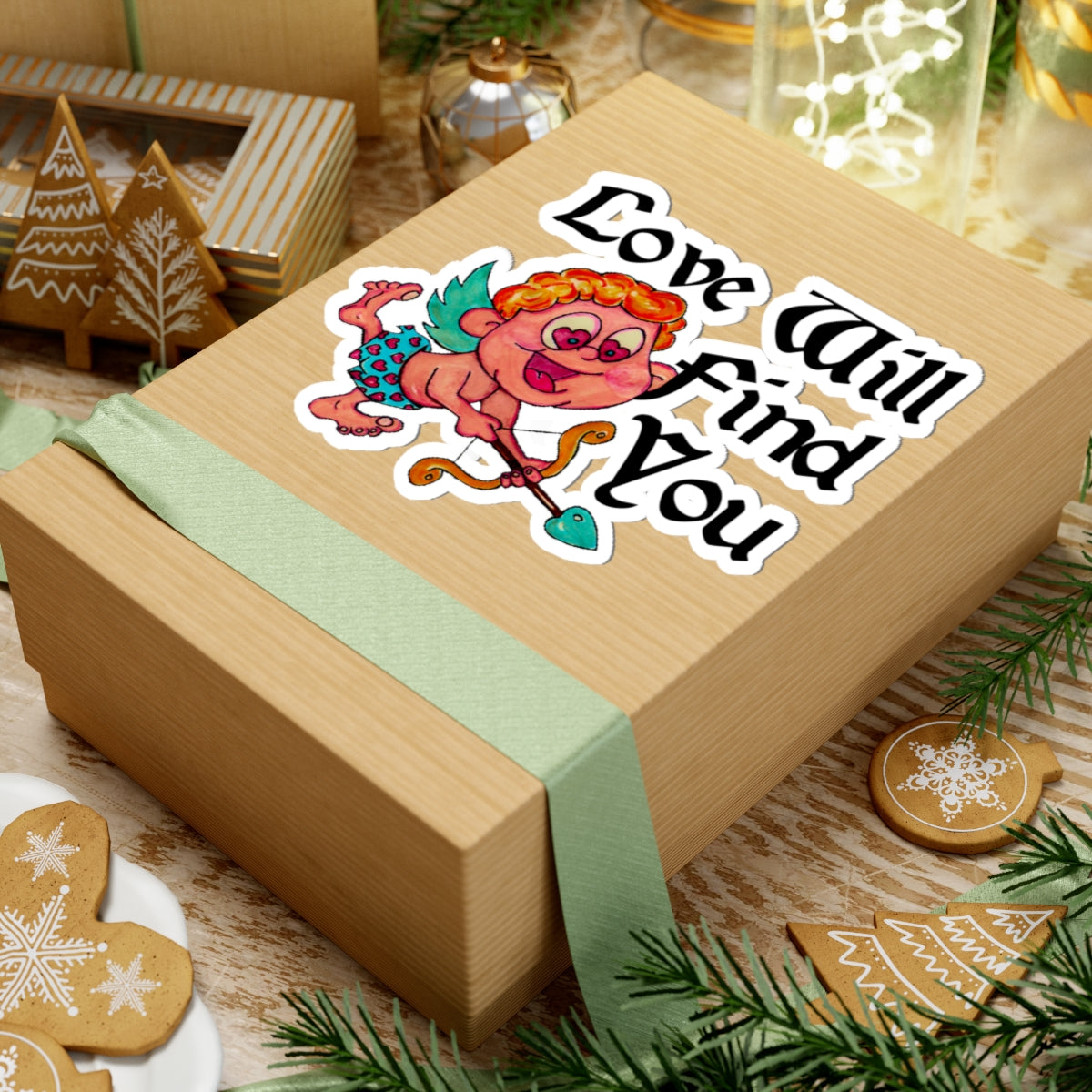 Love Will Find You Kiss-Cut Stickers
