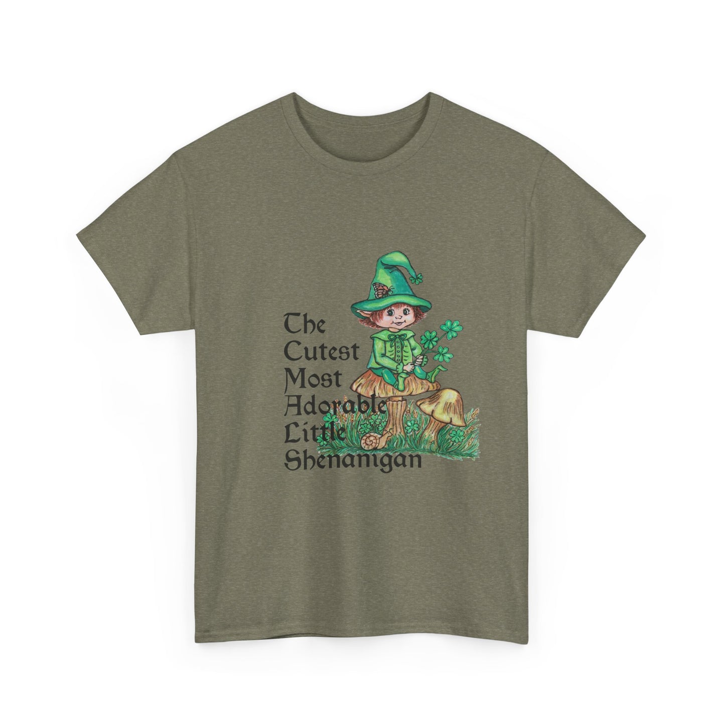 Cutest Leprechaun Unisex Heavy Cotton Tee