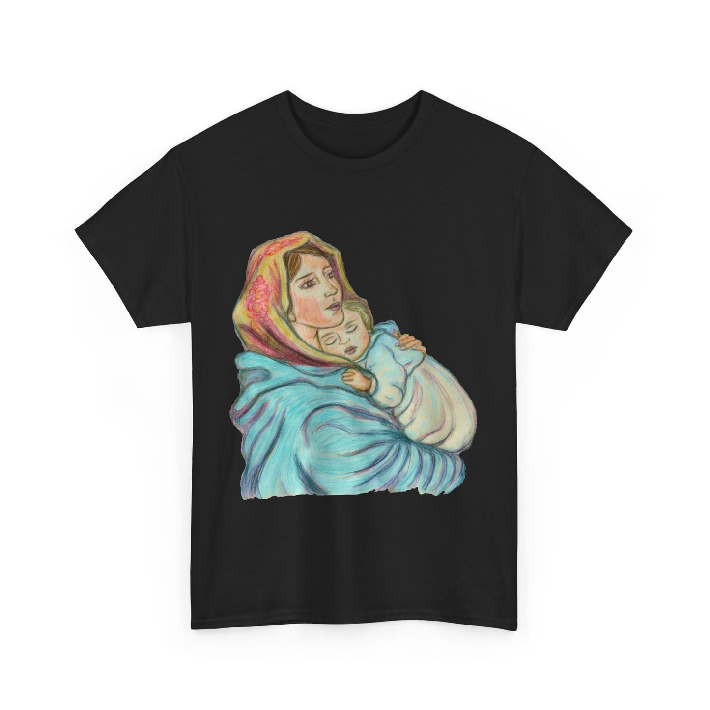 Mother and Child Unisex Heavy Cotton Tee