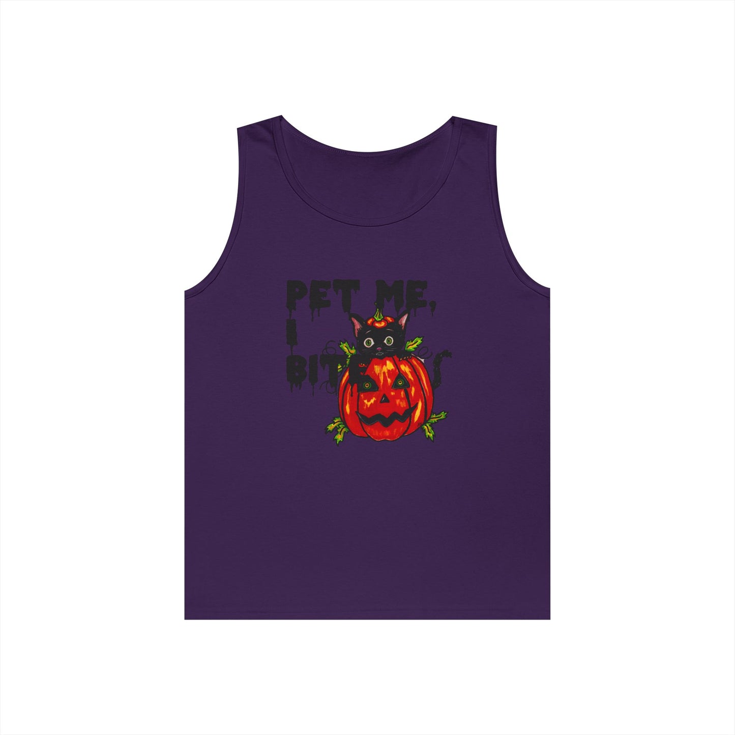 Pet Me Unisex Heavy Cotton Tank Top