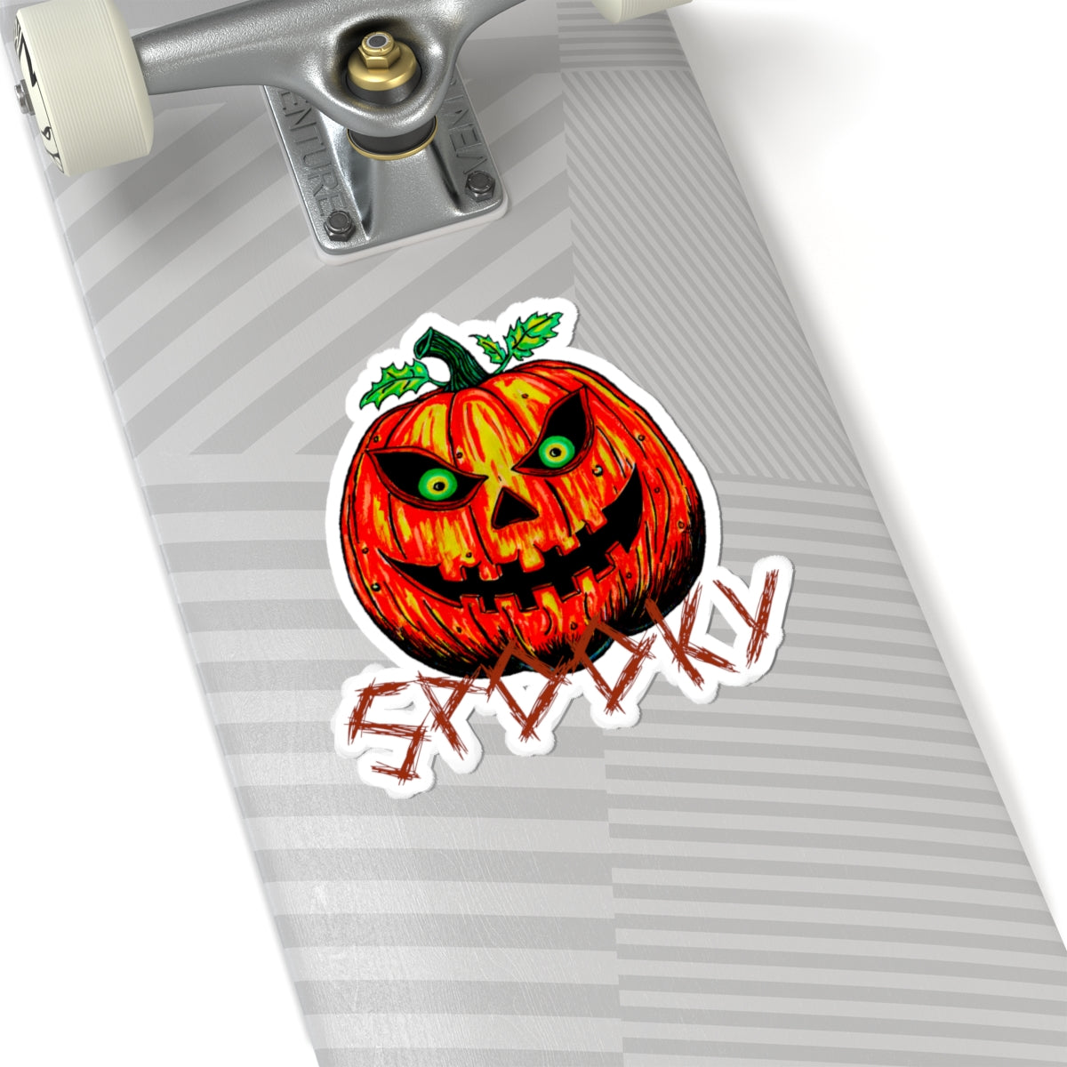 Spooky Jack-o-Lantern Kiss-Cut Stickers