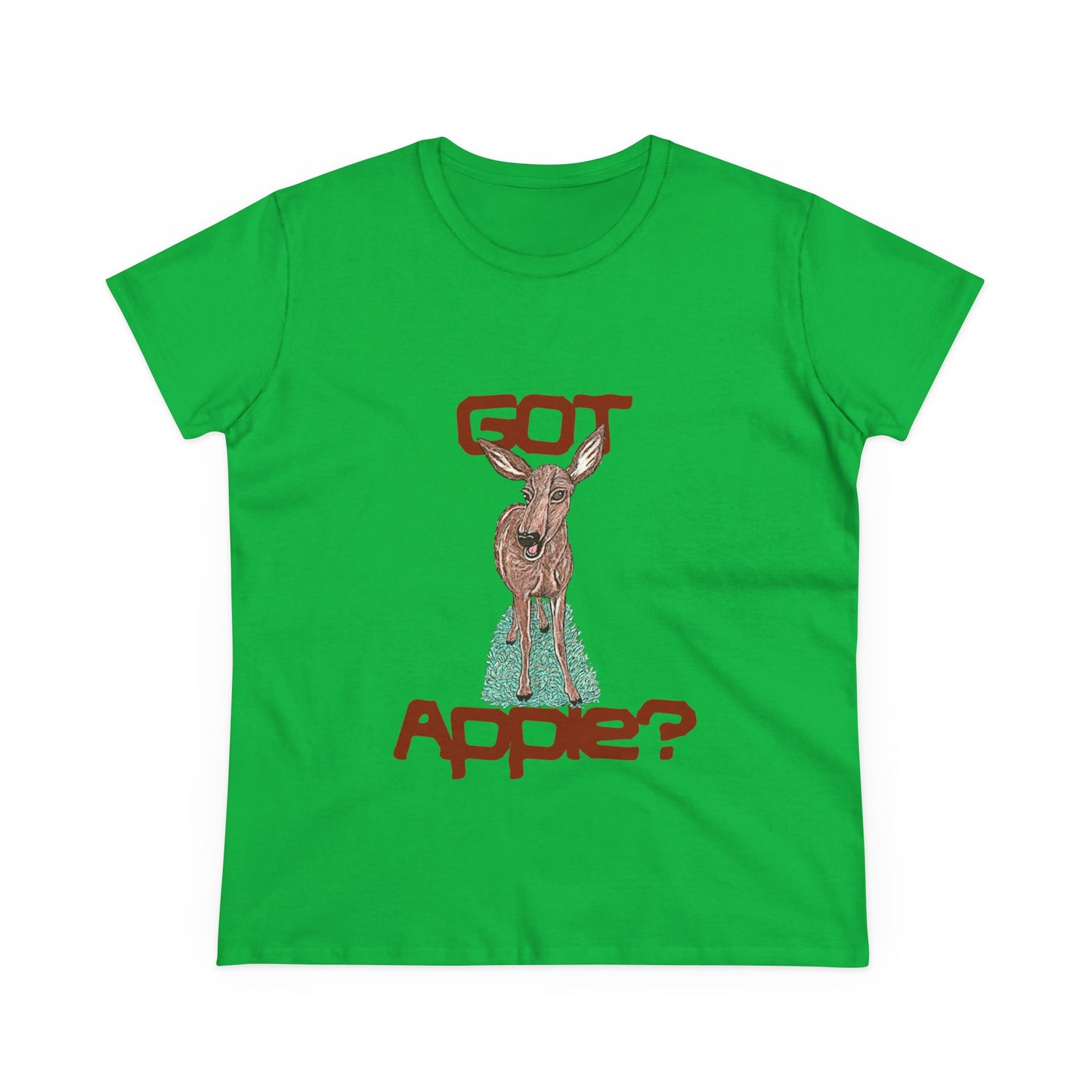 Got Apple? Women's Midweight Cotton Tee