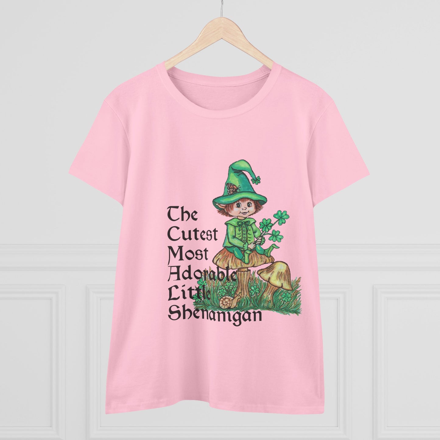 Cutest Leprechaun Women's Midweight Cotton Tee