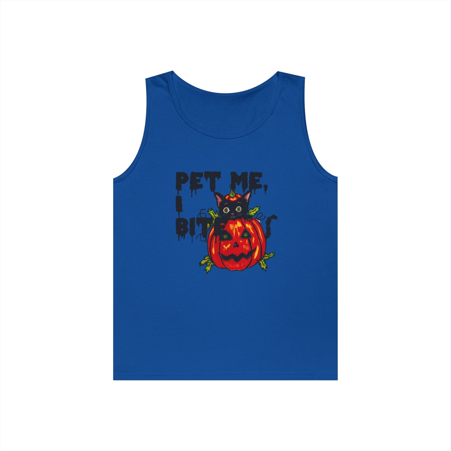 Pet Me Unisex Heavy Cotton Tank Top