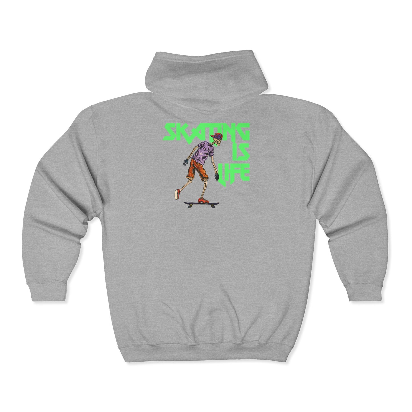 Skating is Life Unisex Heavy Blend™ Full Zip Hooded Sweatshirt