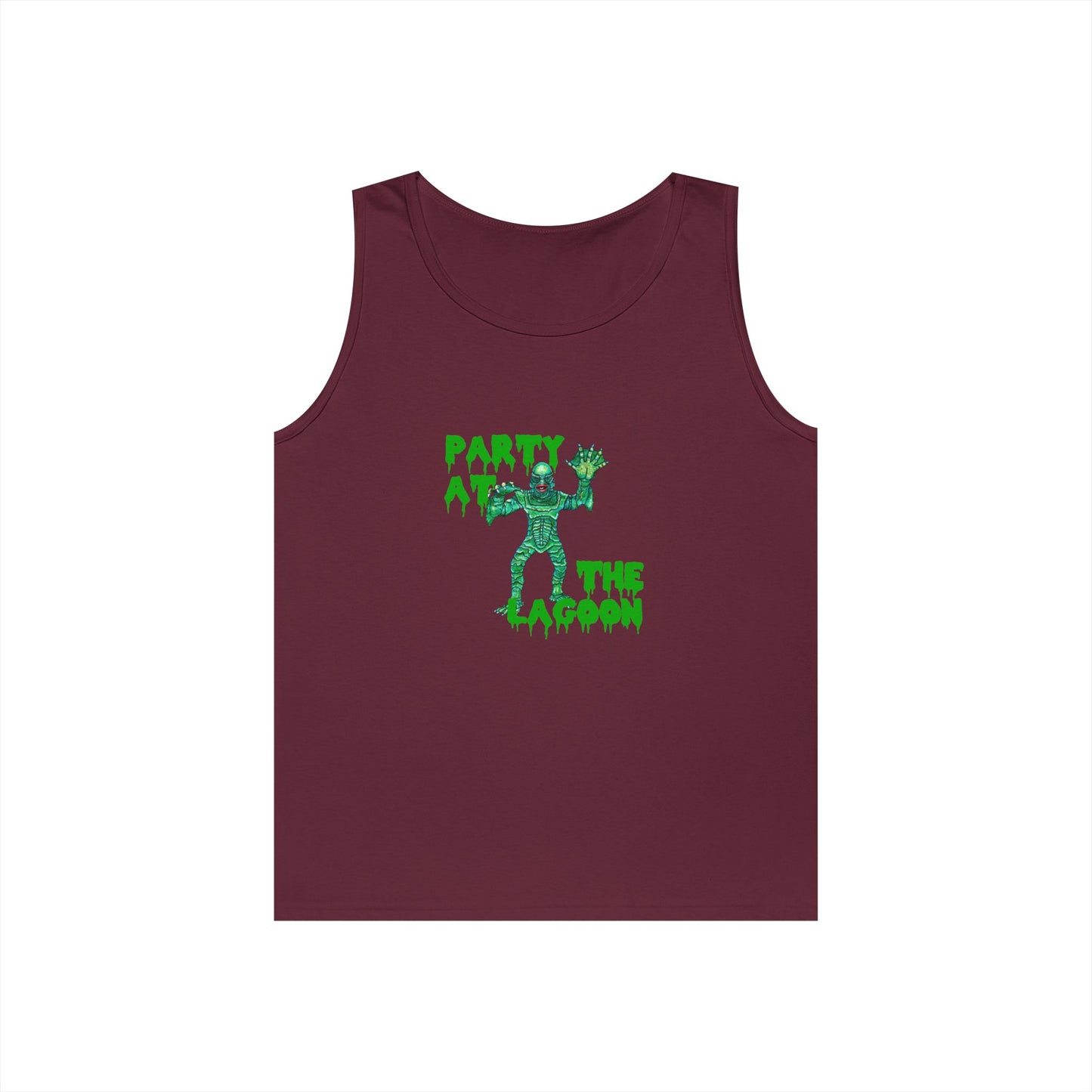 Party at the Lagoon Unisex Heavy Cotton Tank Top