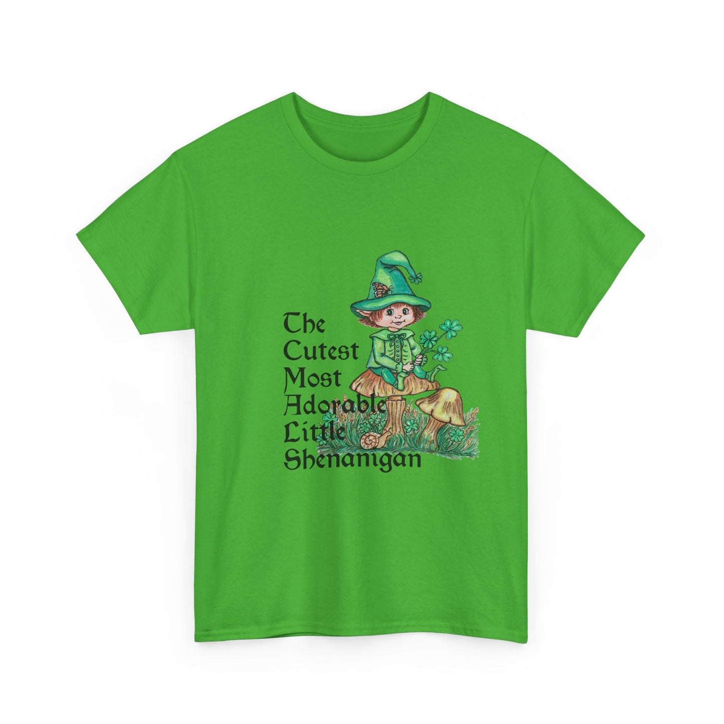 Cutest Leprechaun Unisex Heavy Cotton Tee