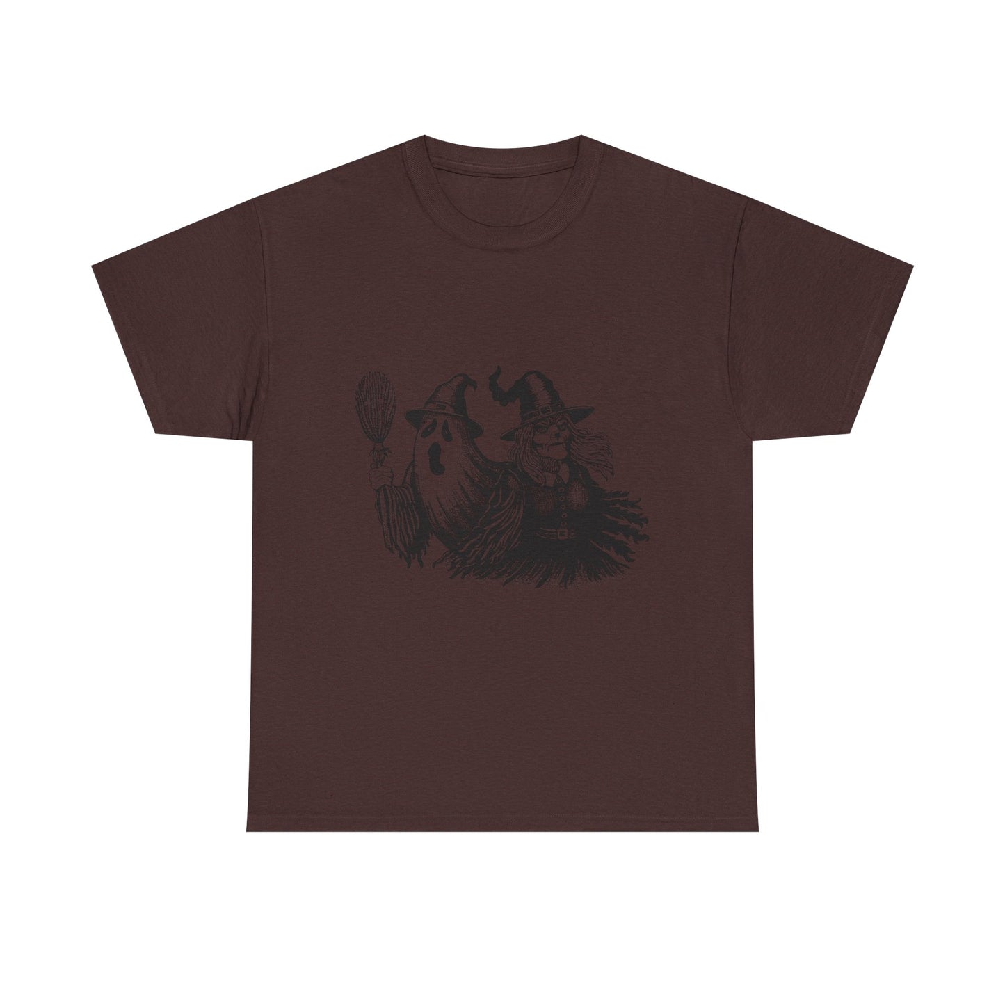 Ghost and Witch Unisex Heavy Cotton Tee