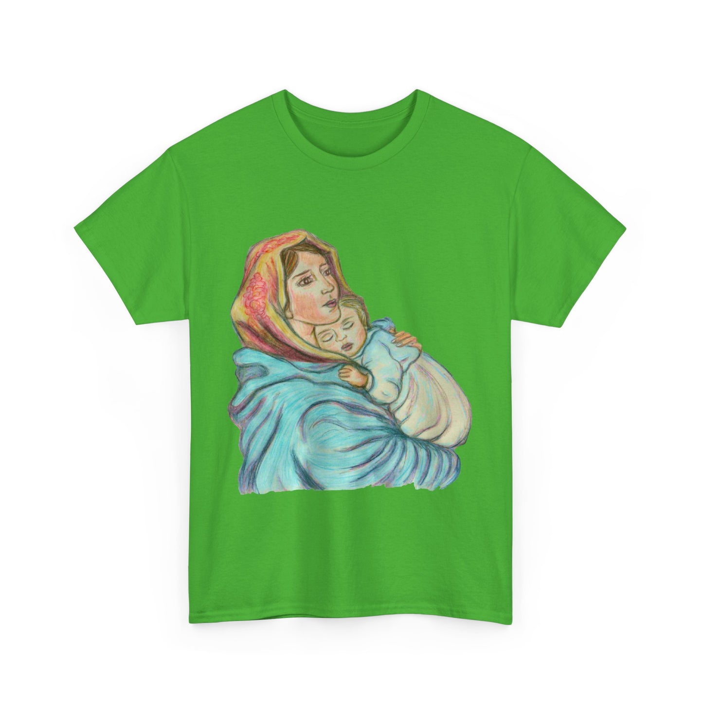 Mother and Child Unisex Heavy Cotton Tee