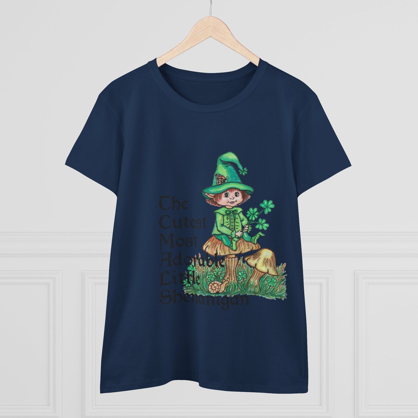 Cutest Leprechaun Women's Midweight Cotton Tee