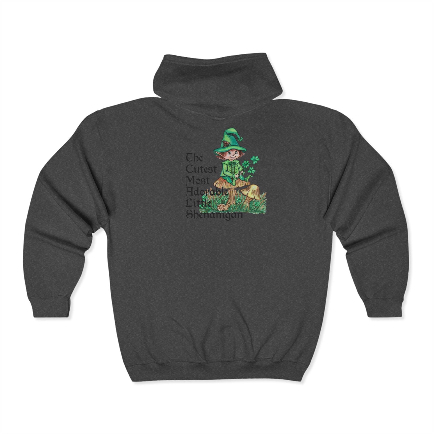 Cutest Leprechaun Unisex Heavy Blend™ Full Zip Hooded Sweatshirt