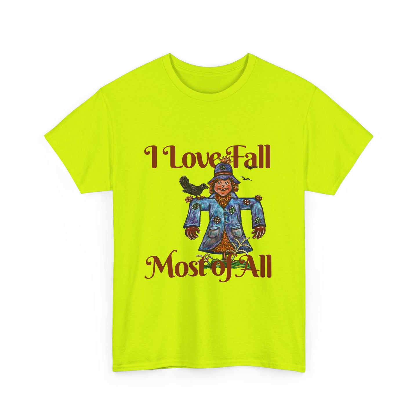 I Love Fall Most of All Unisex Heavy Cotton Tee