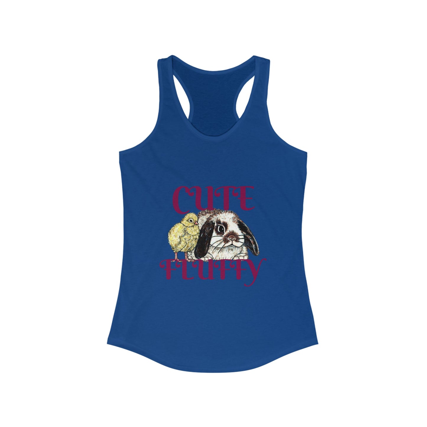 Cute and Fluffy Women's Ideal Racerback Tank