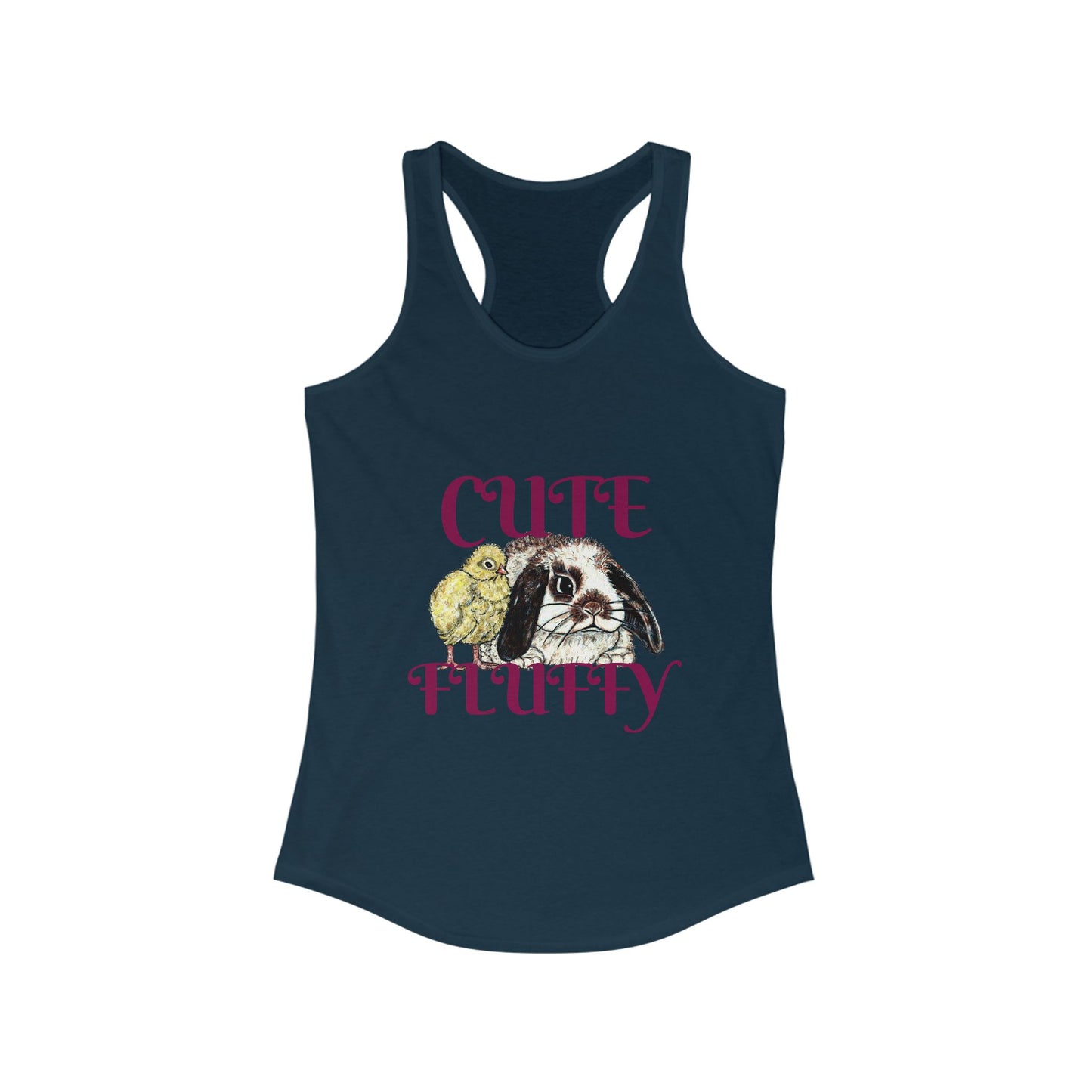 Cute and Fluffy Women's Ideal Racerback Tank