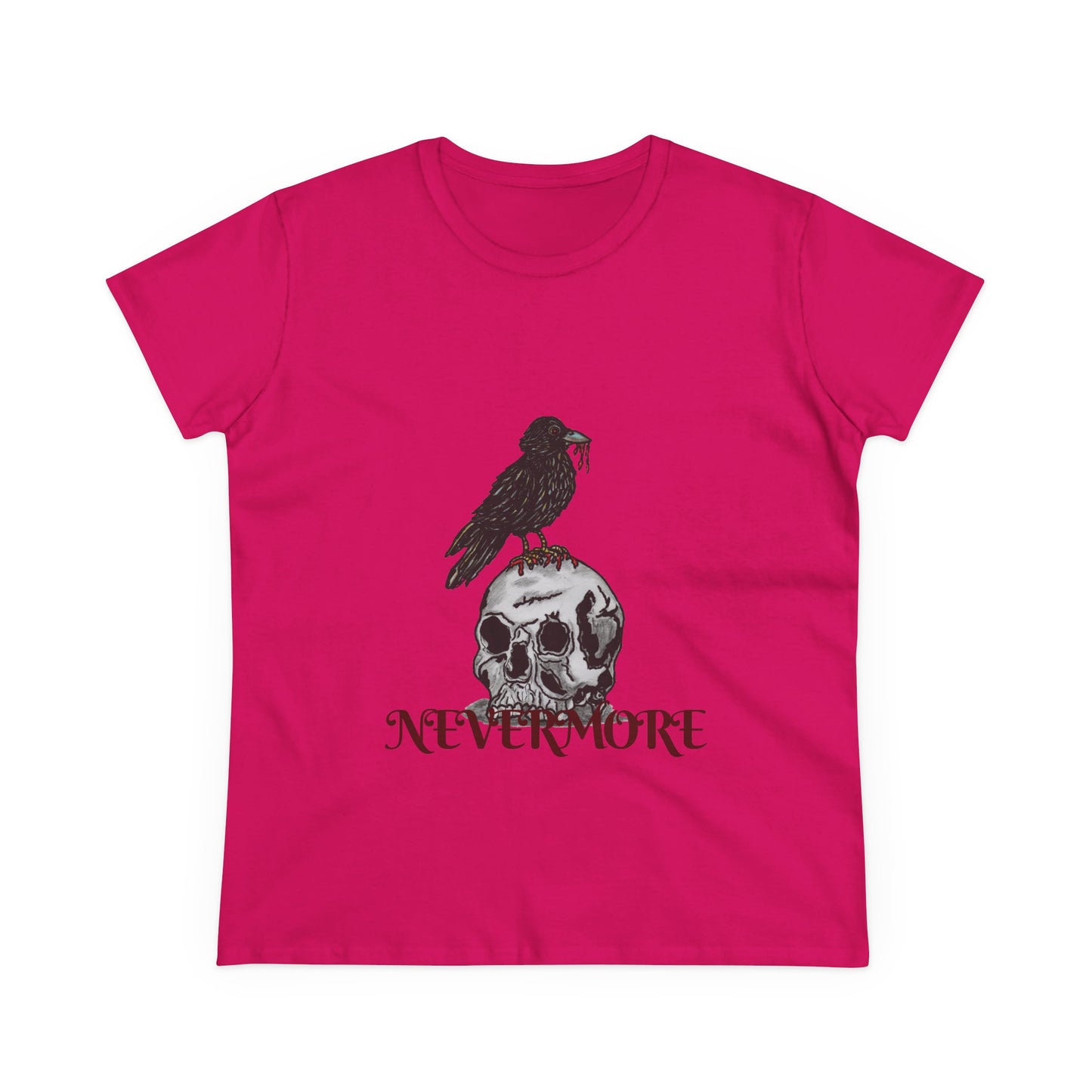 Nevermore Women's Midweight Cotton Tee