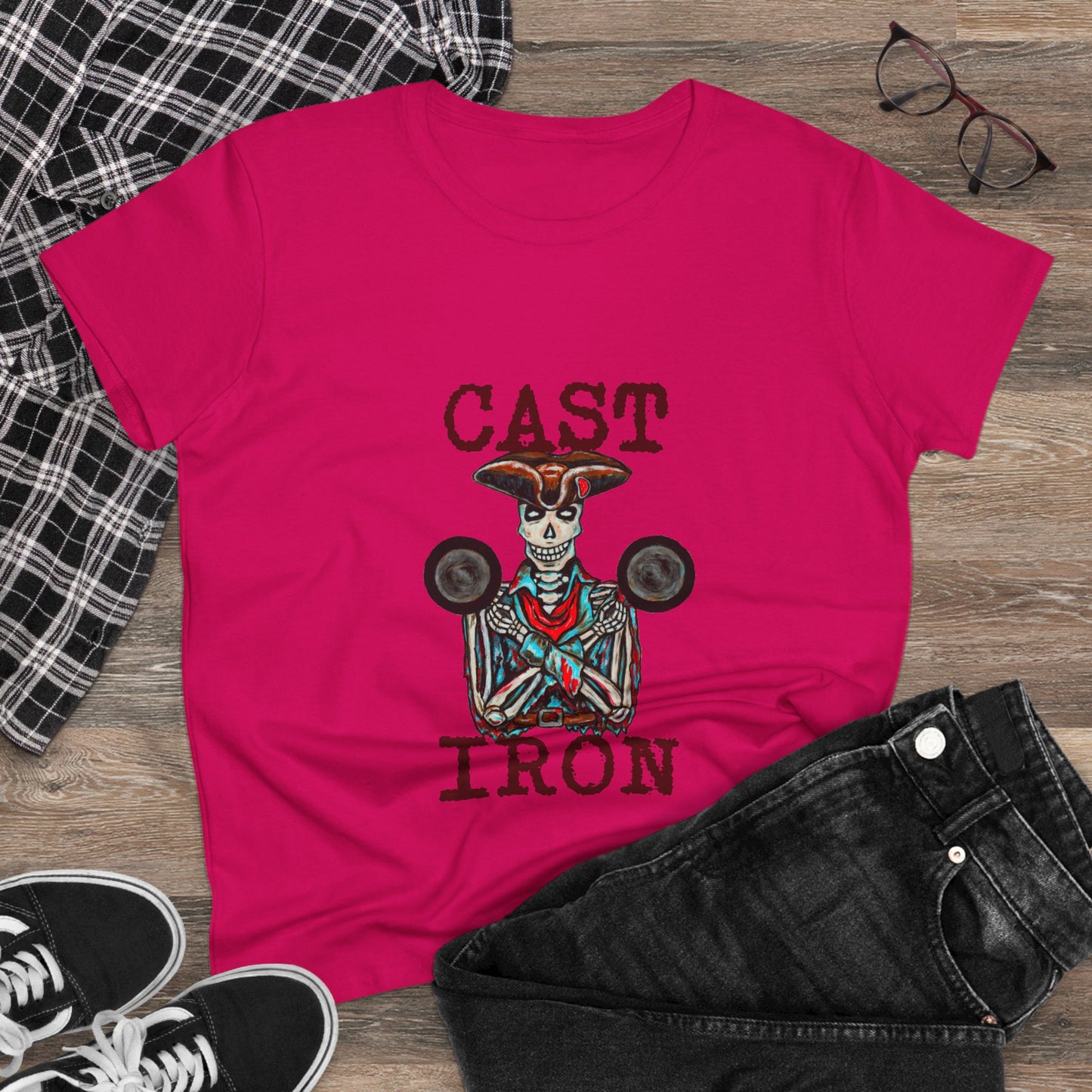 Cast Iron Women's Midweight Cotton Tee