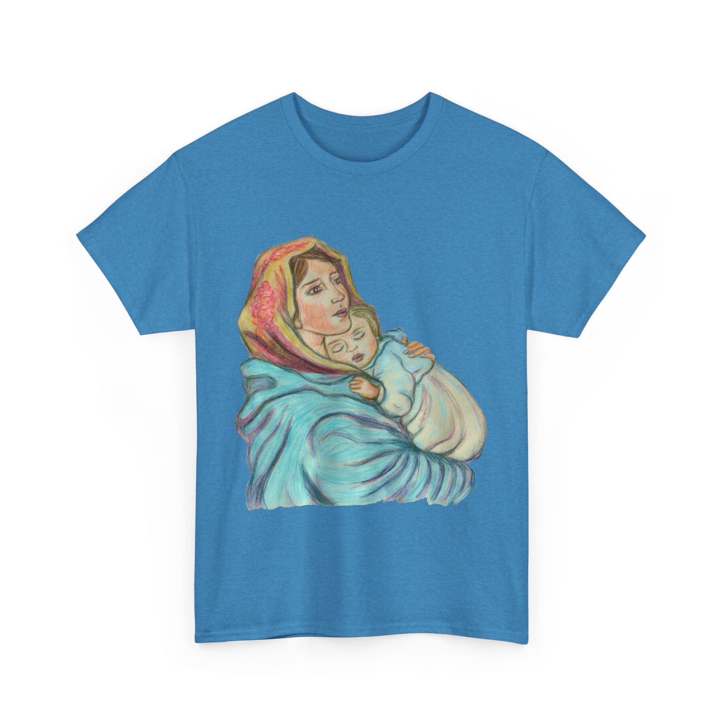 Mother and Child Unisex Heavy Cotton Tee