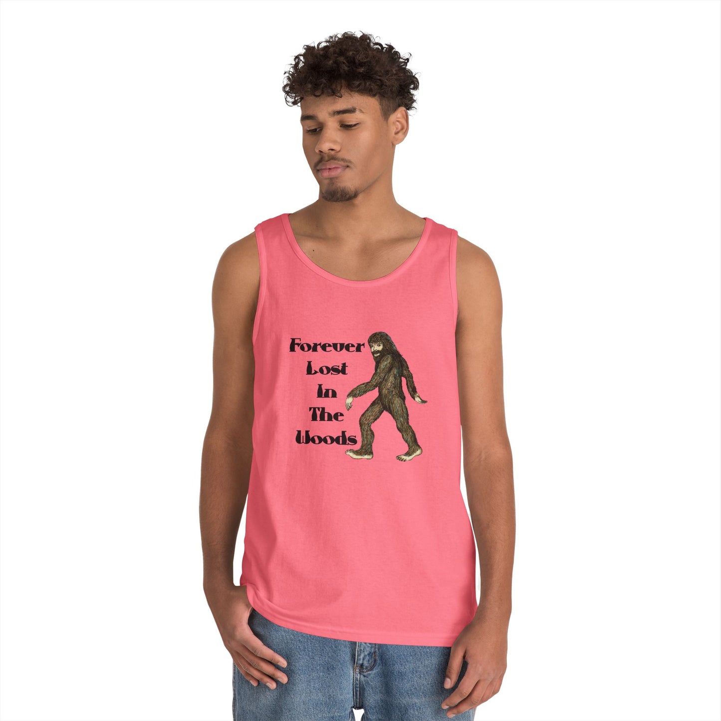 Lost in the Woods Unisex Heavy Cotton Tank Top