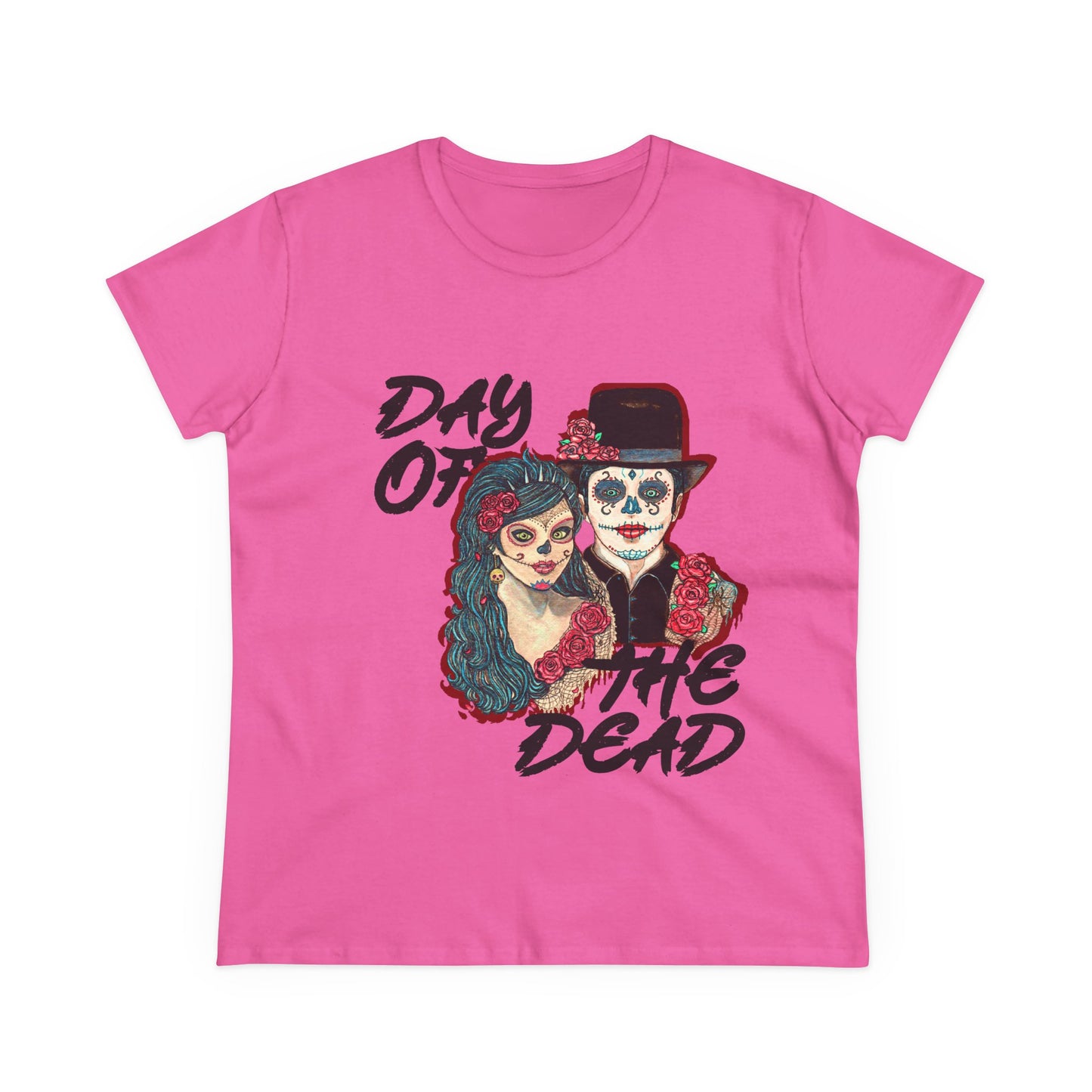 Day of the Dead Women's Midweight Cotton Tee