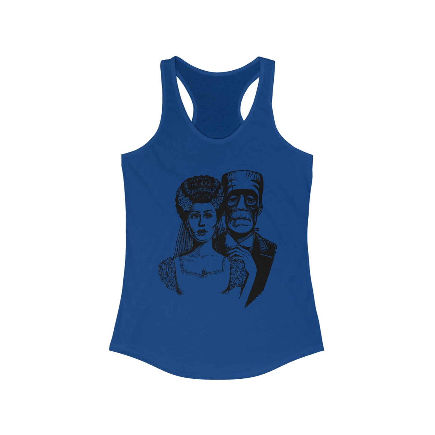 Frankenstein and Bride Women's Ideal Racerback Tank