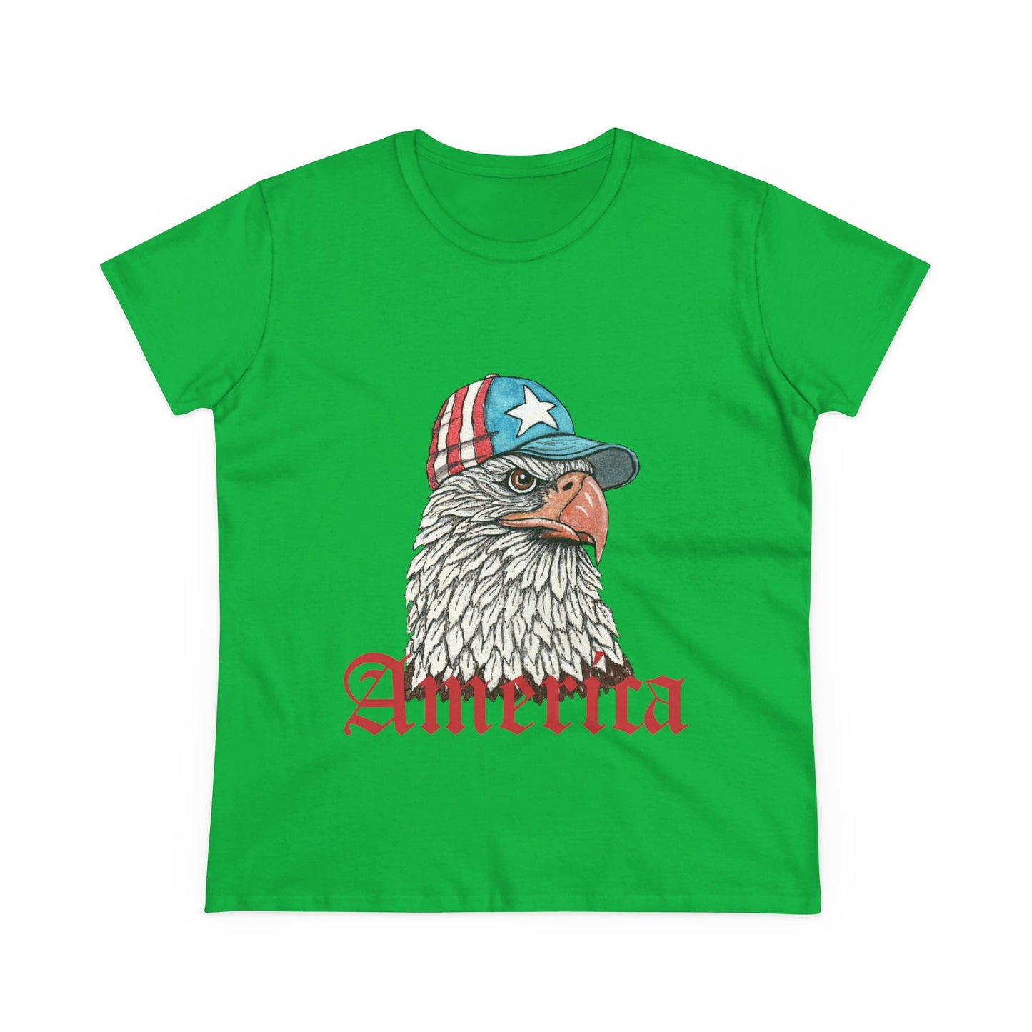 Eagle America Women's Midweight Cotton Tee