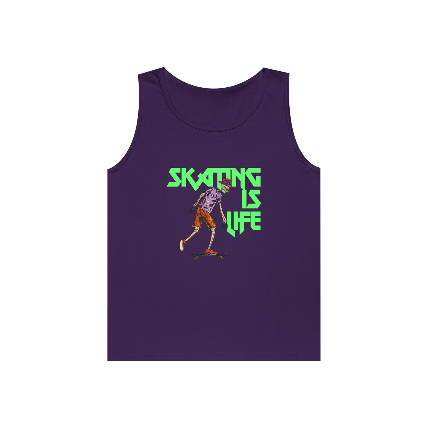 Skating is Life Unisex Heavy Cotton Tank Top