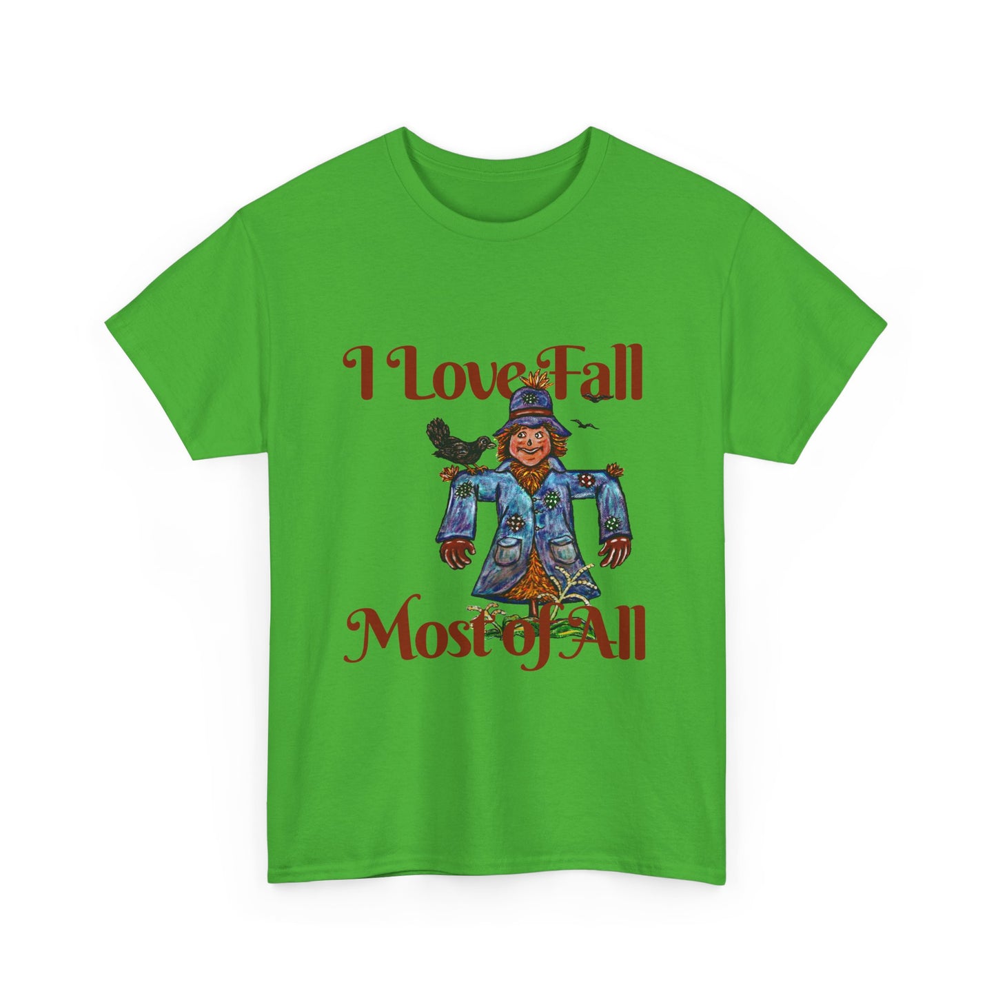 I Love Fall Most of All Unisex Heavy Cotton Tee