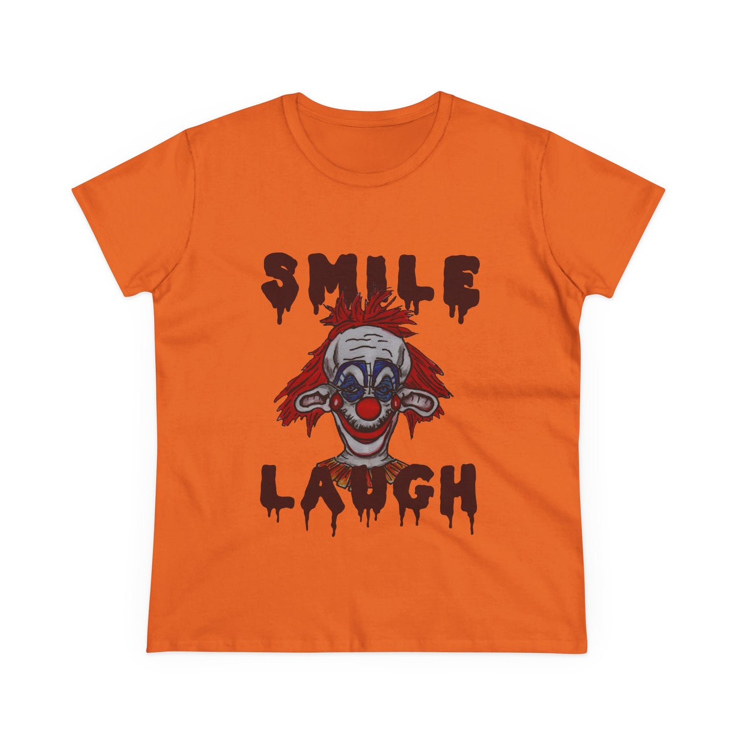 Smile, Laugh Women's Midweight Cotton Tee