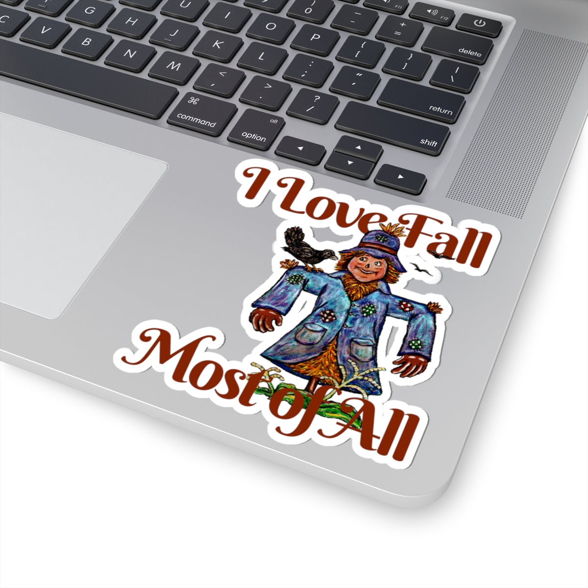 I Love Fall Most of All Kiss-Cut Stickers