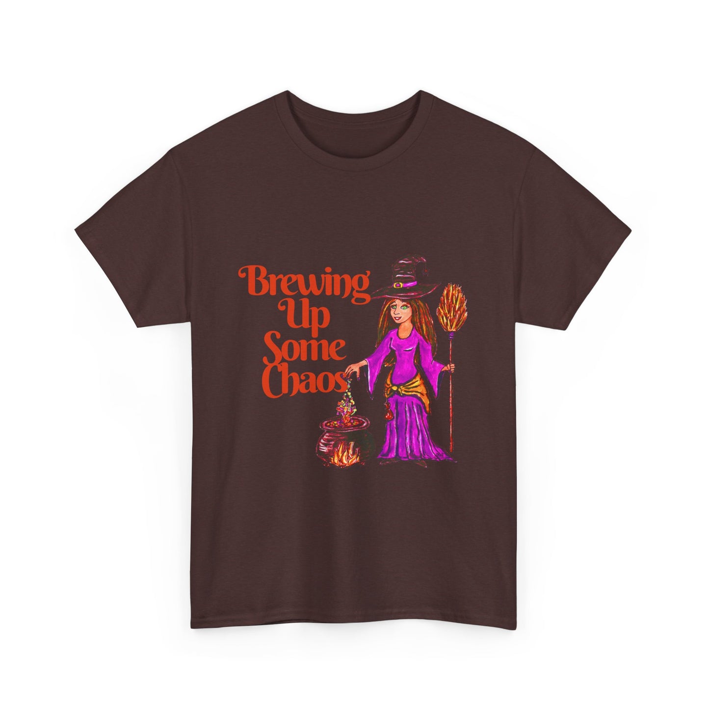 Brewing Up Some Chaos Unisex Heavy Cotton Tee