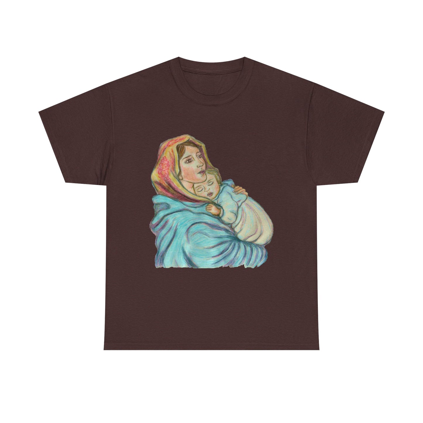 Mother and Child Unisex Heavy Cotton Tee