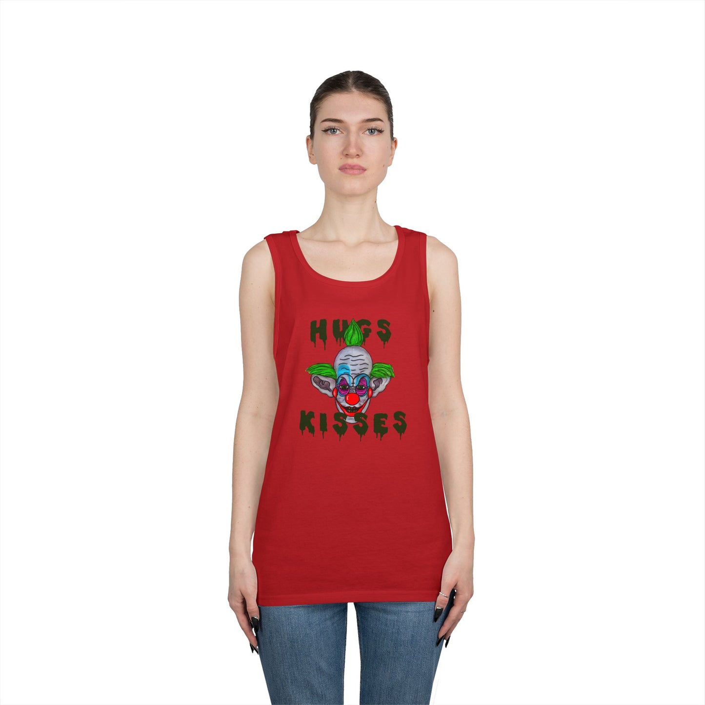 Hugs, Kisses Unisex Heavy Cotton Tank Top