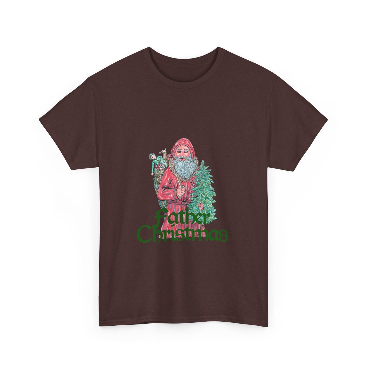 Father Christmas Unisex Heavy Cotton Tee