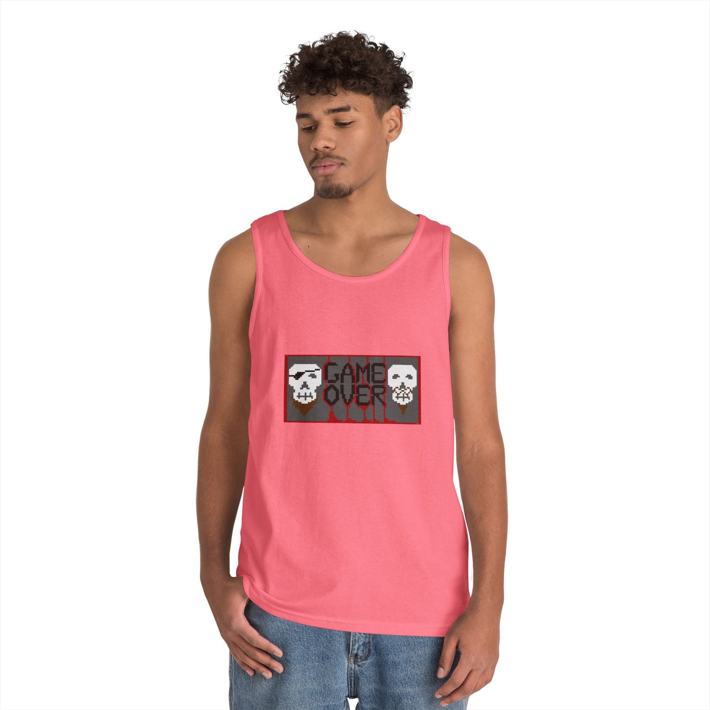 Game Over Unisex Heavy Cotton Tank Top