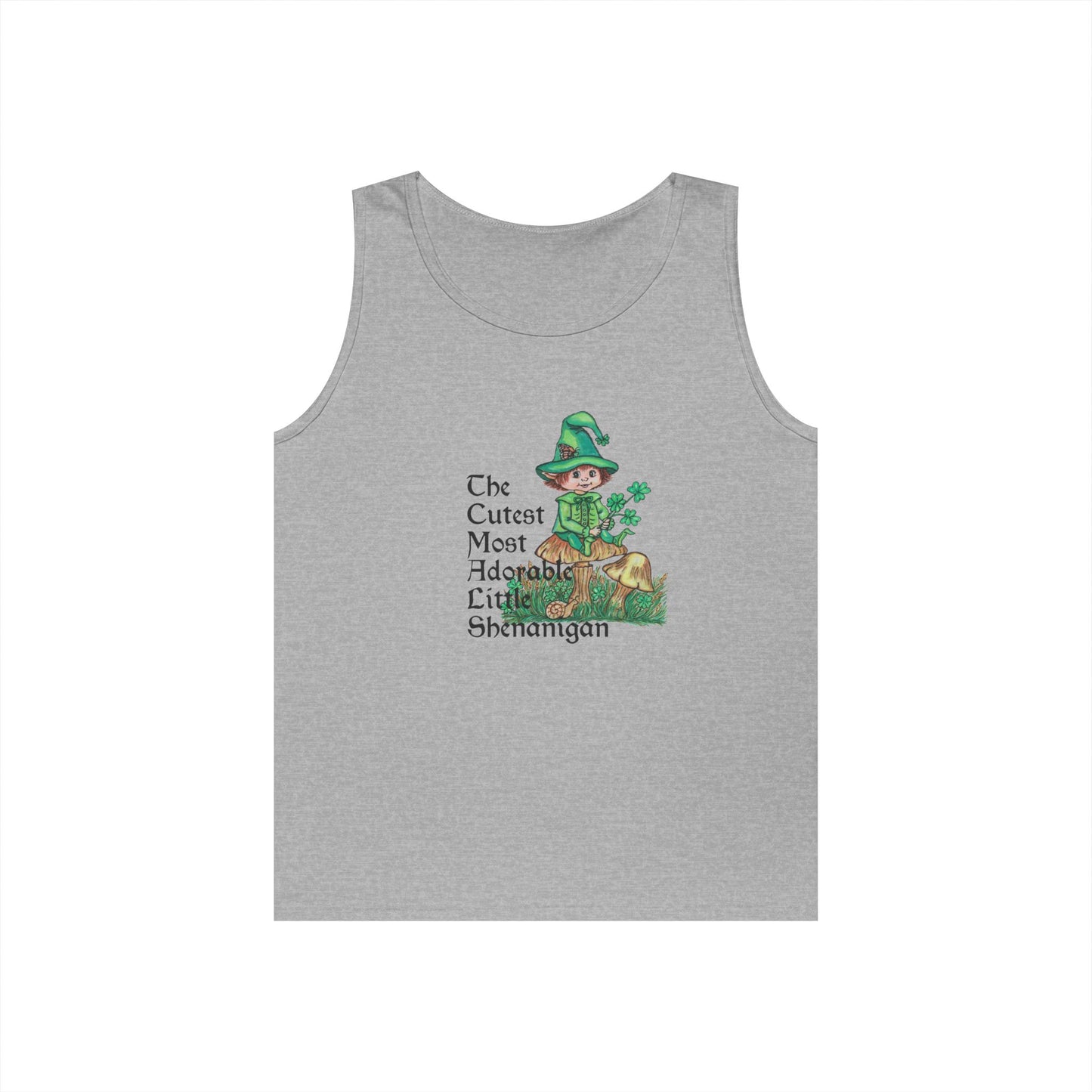 Cutest Leprechaun Unisex Heavy Cotton Tank Top