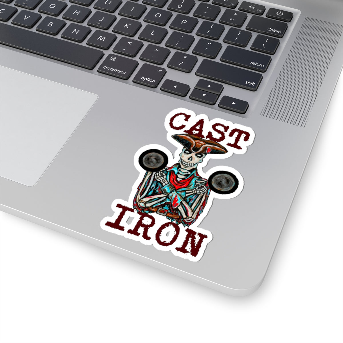 Cast Iron Kiss-Cut Stickers