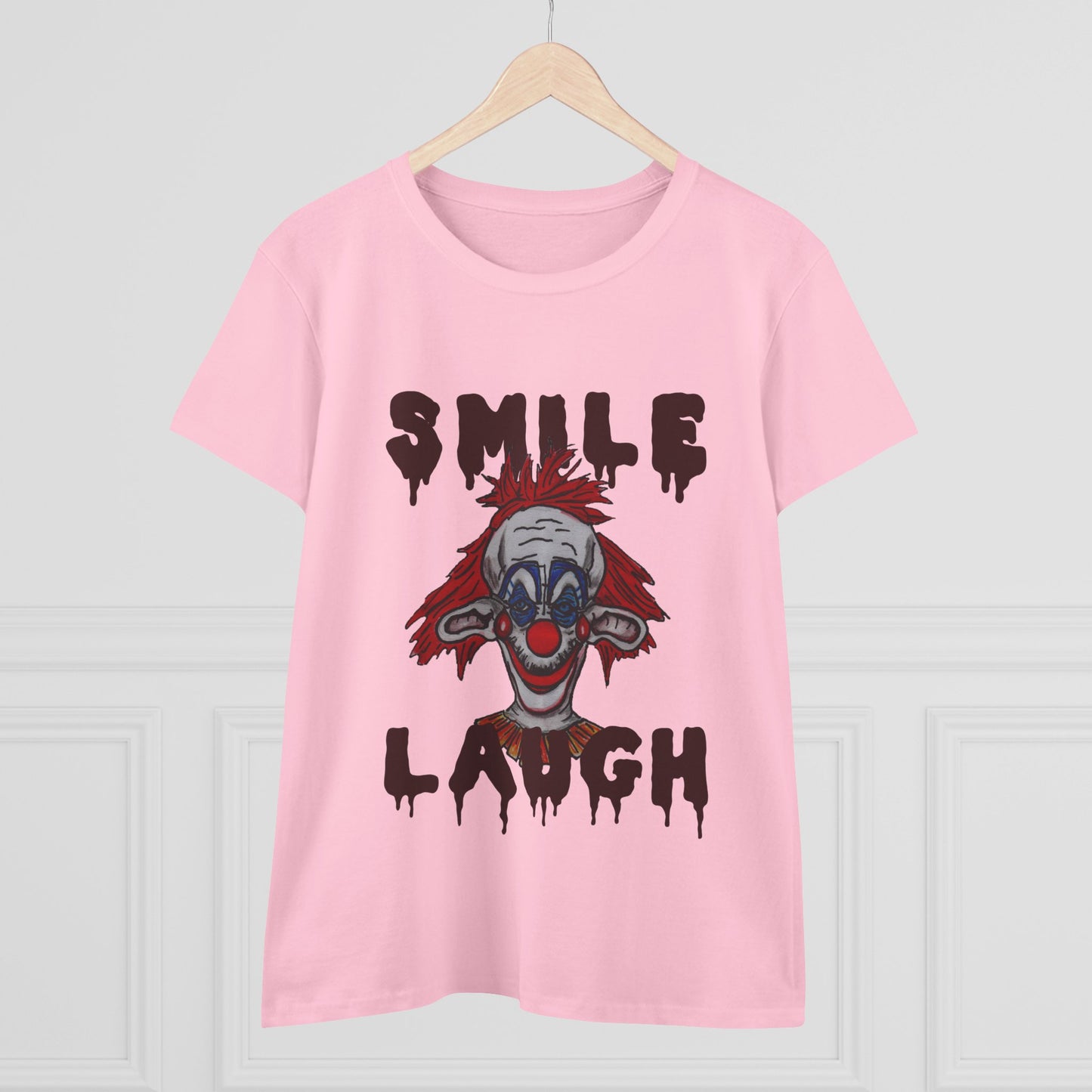 Smile, Laugh Women's Midweight Cotton Tee