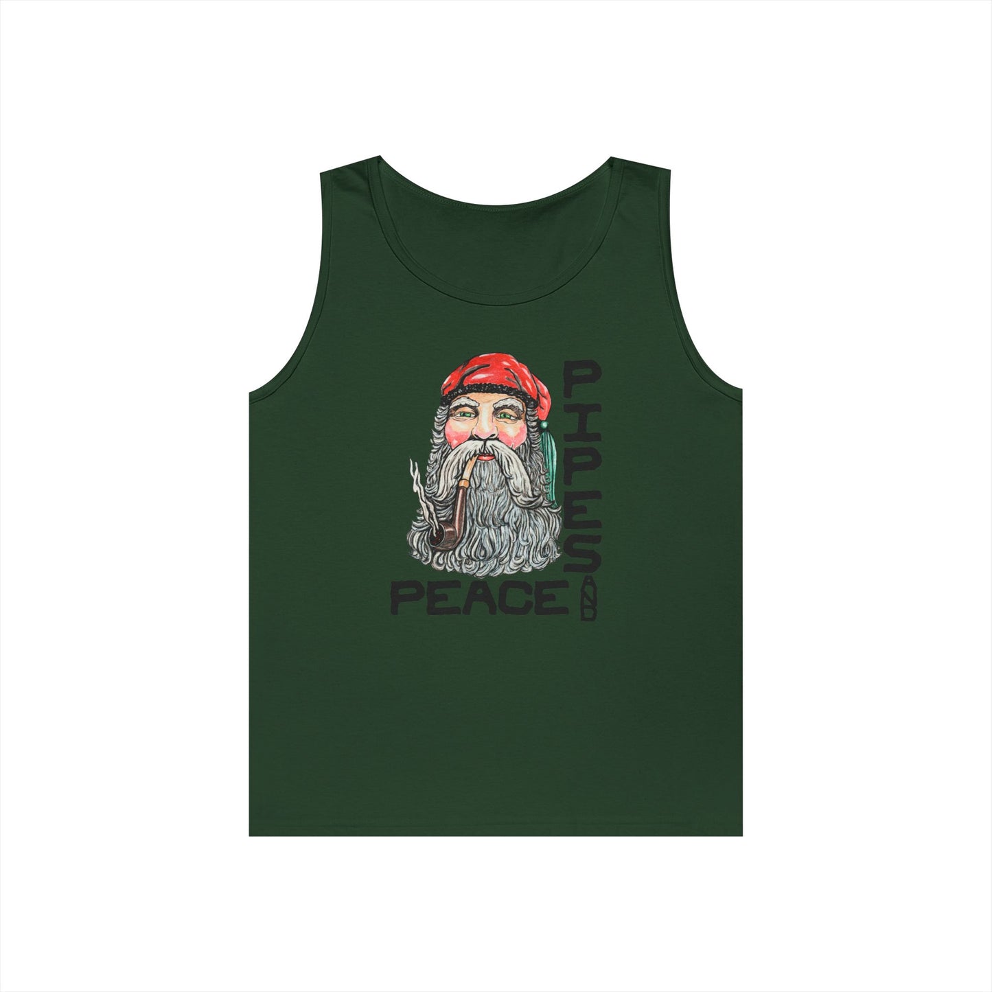 Pipes and Peace Unisex Heavy Cotton Tank Top