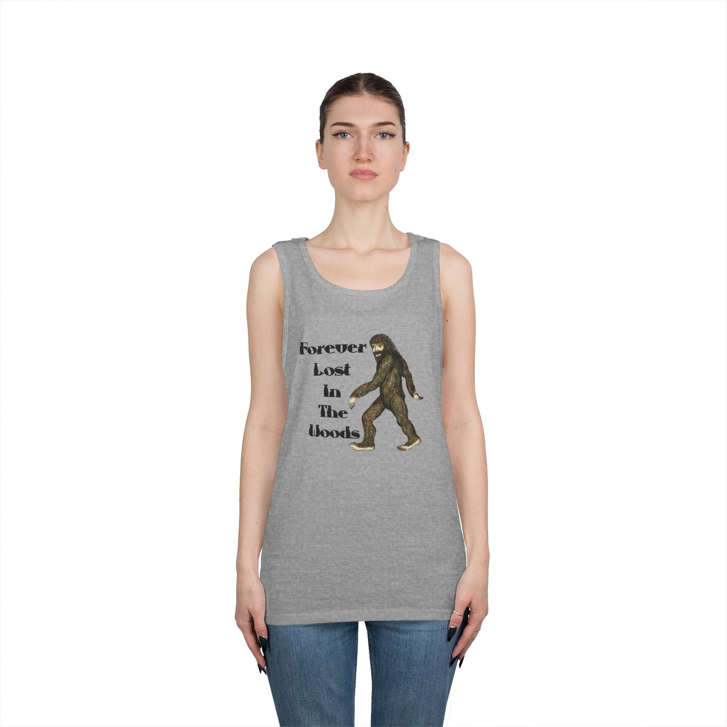 Lost in the Woods Unisex Heavy Cotton Tank Top