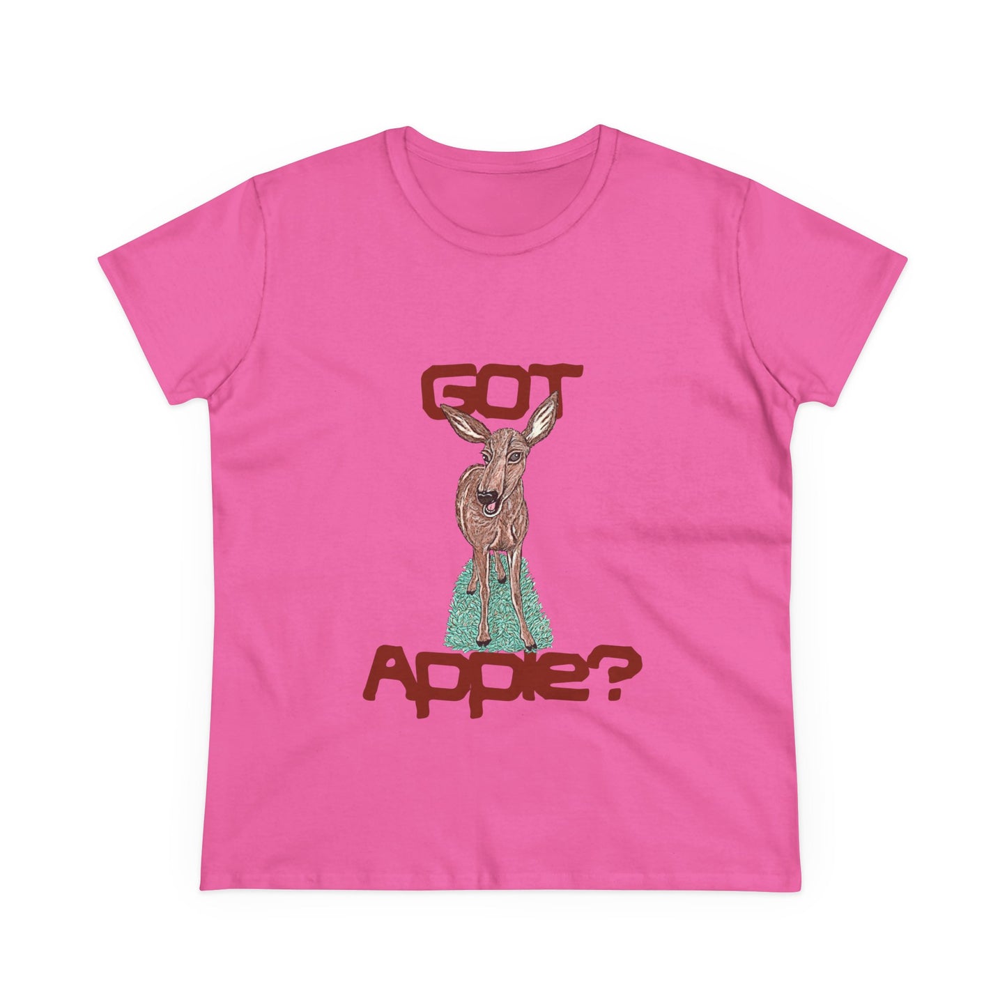 Got Apple? Women's Midweight Cotton Tee