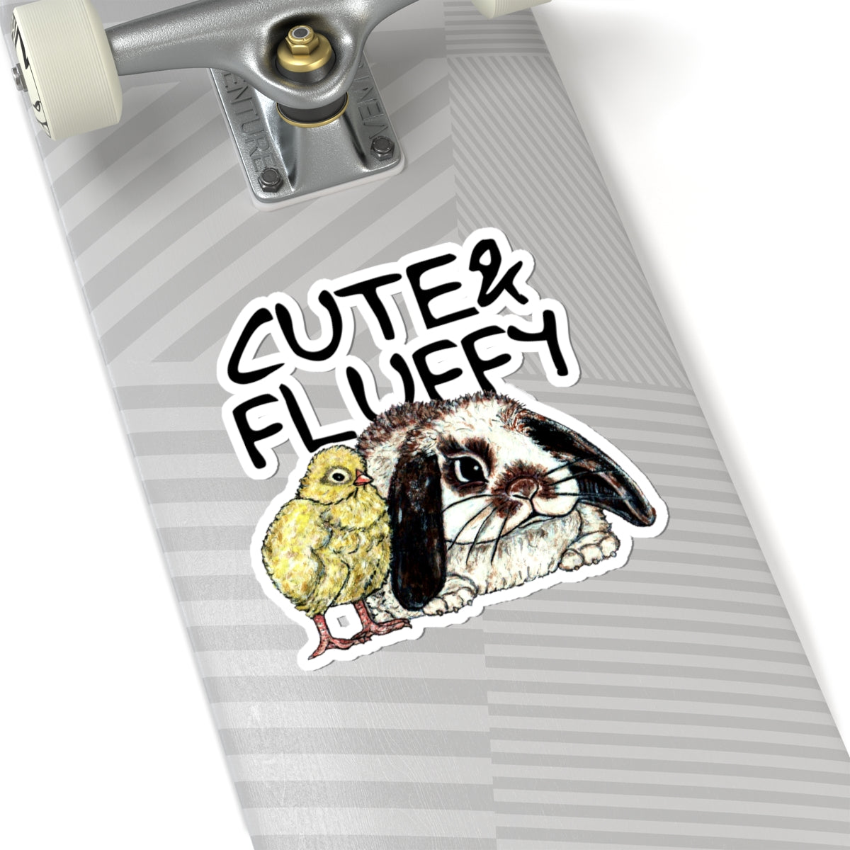 Cute and Fluffy Kiss-Cut Stickers
