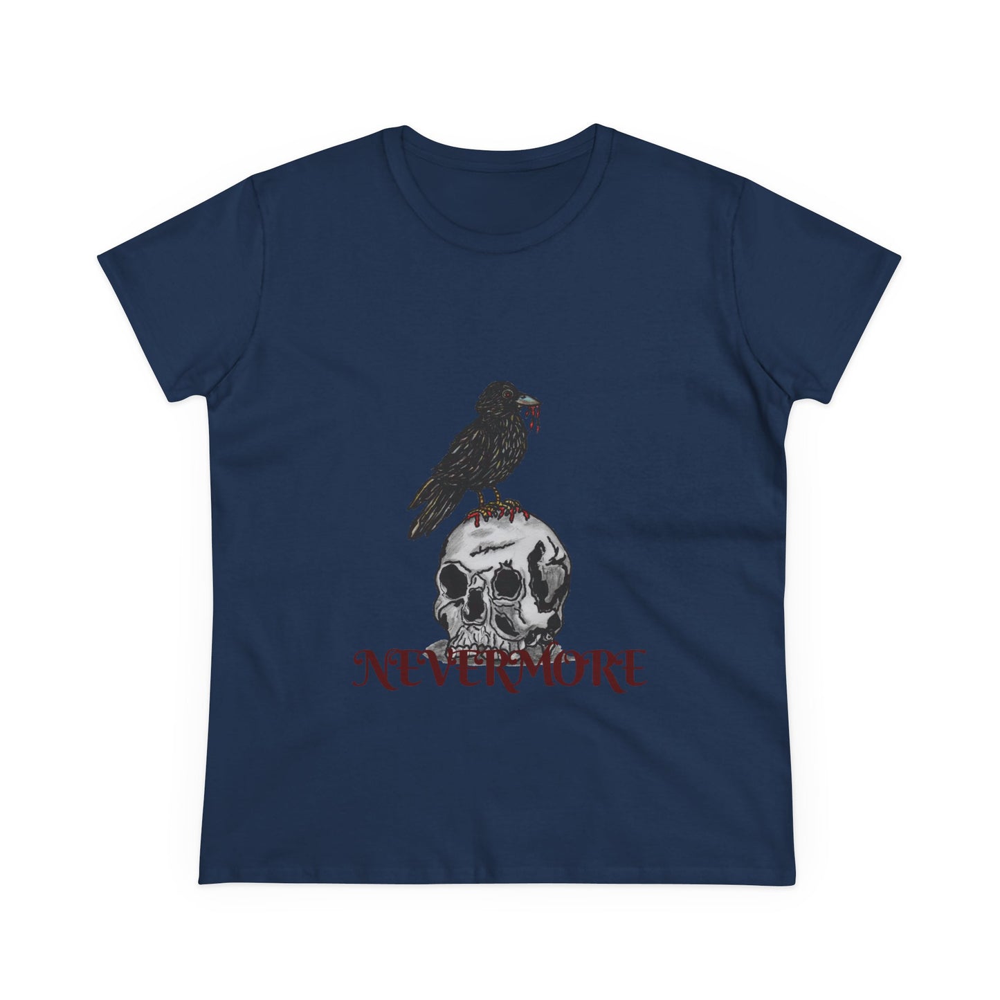 Nevermore Women's Midweight Cotton Tee