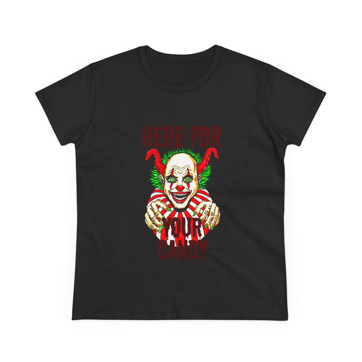 Here for Your Candy Women's Midweight Cotton Tee