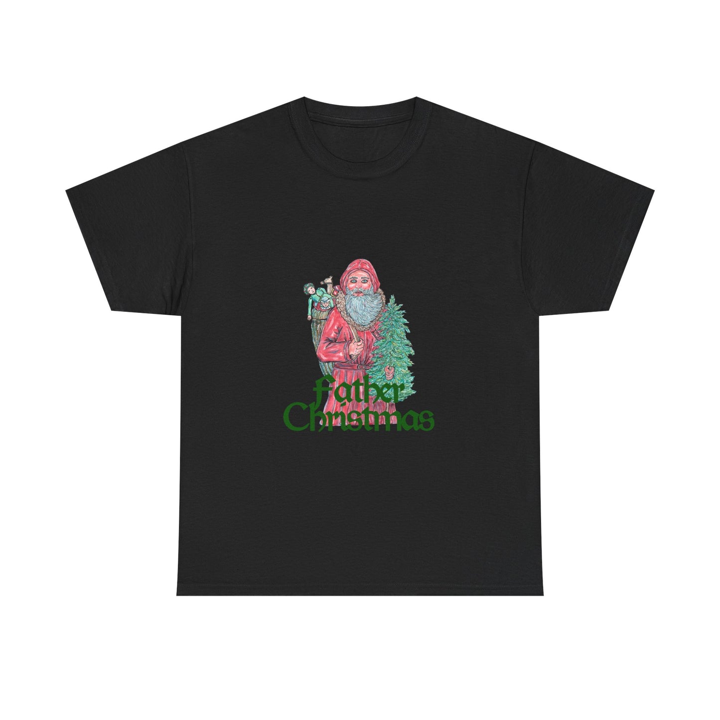 Father Christmas Unisex Heavy Cotton Tee