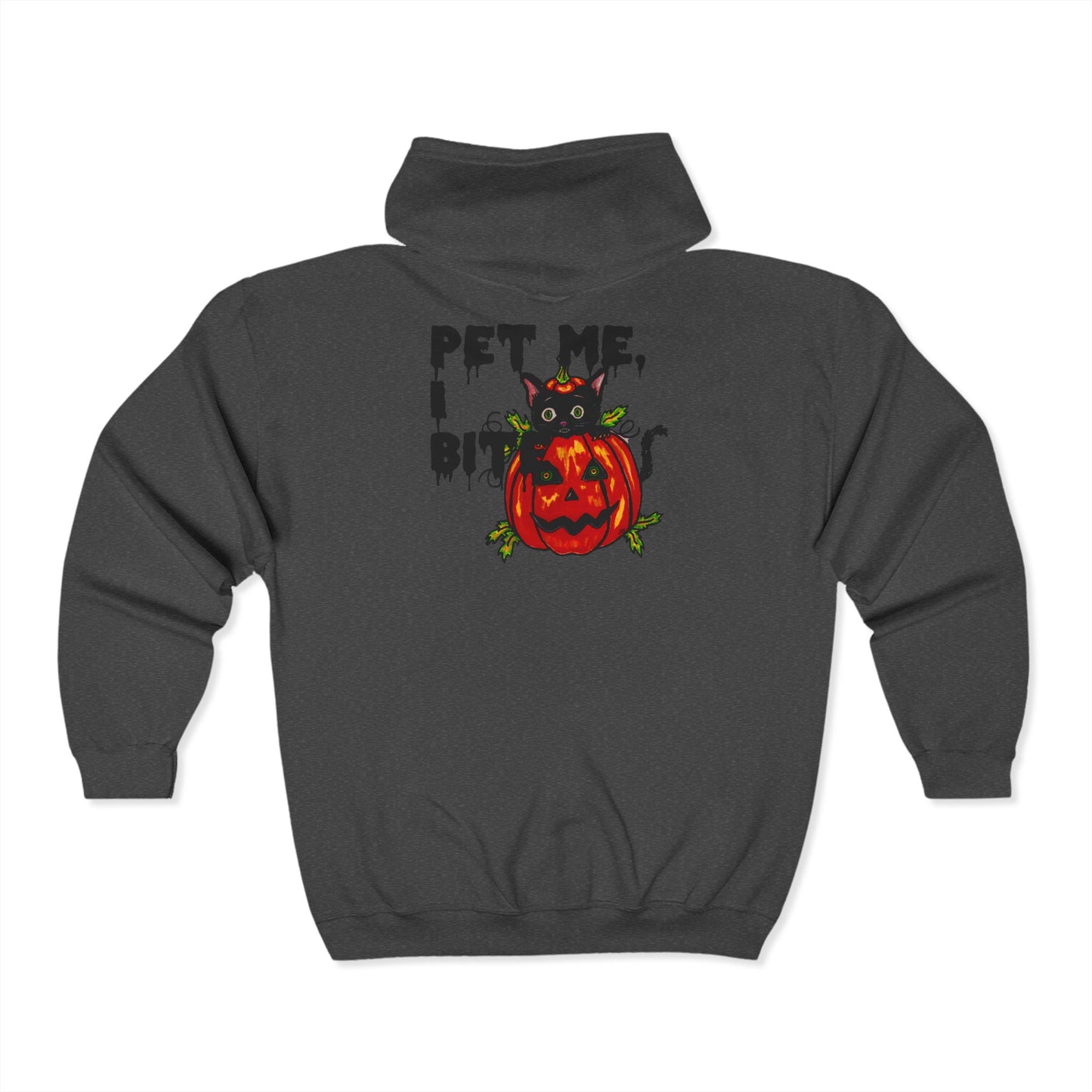 Pet me Unisex Heavy Blend™ Full Zip Hooded Sweatshirt