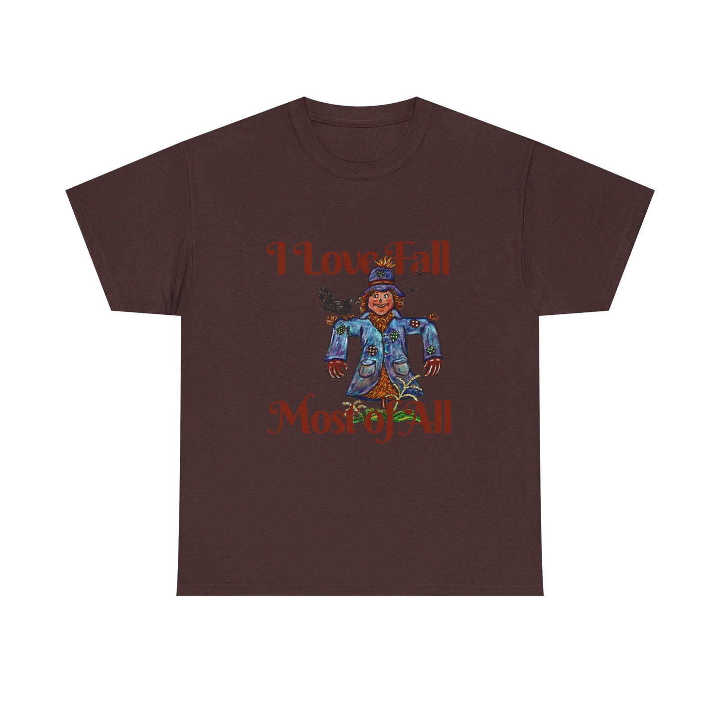 I Love Fall Most of All Unisex Heavy Cotton Tee