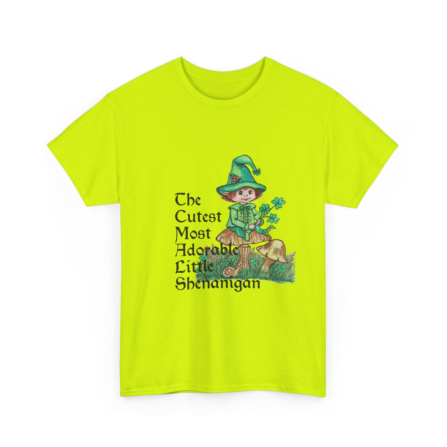 Cutest Leprechaun Unisex Heavy Cotton Tee
